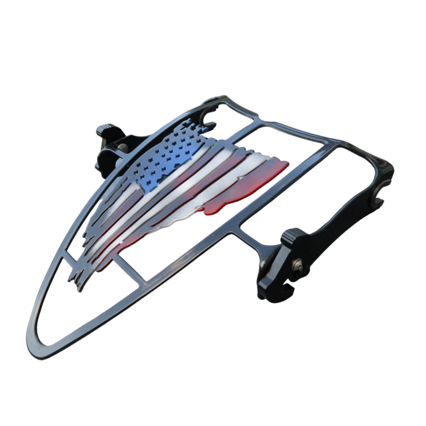 American Tattered Flag Color - Custom Motor Rack